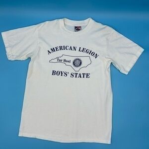 Vintage American Legion Tar Heel T-shirt Made in USA - 100% Preshrunk cotton